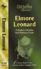 Elmore Leonard A Reader's Checklist and Reference Guide