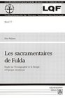 Les sacramentaires de Fulda Etude sur l'iconographie et la liturgie a l'epoque ottonienne