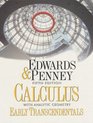 Calculus with Analytic GeometryEarly Transcendentals Version