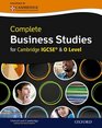 Complete Business Studies for Cambridge IGCSERG and O Level with CDROM