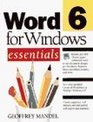 Word 6 for Windows Essentials