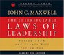 The 21 Irrefutable Laws of Leadership  Audiobook on 3 CDs