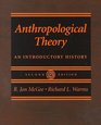 Anthropological Theory An Introductory History