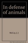In defense of animals