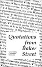 Quotations from Baker Street