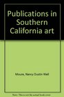 Publications in Southern California art