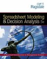 Spreadsheet Modeling and Decision Analysis