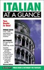 Italian at a Glance Phrase Book  Dictionary for Travelers