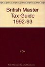 British Master Tax Guide 199293