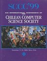 Sccc '99 Proceedings XIX International Conference of the Chilean Computer Science Society November 1113 1999 Talca Chili