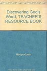 Discovering God's Word TEACHER'S RESOURCE BOOK