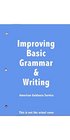 Improving Basic Grammar  Writing