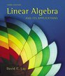 Linear Algebra and Its Applications WITH Linear Algebra AND MyMathLab Student Stand Alone Access Kit