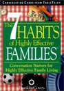 The 7 Habits of Highly Effective Families Conversation Cards Conversation Starters for Highly Effective Family Living
