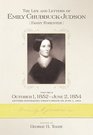 The Life and Letters of Emily Chubbuck Judson Volume 6 October 1 1852 June 21854