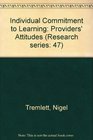 Individual Commitment to Learning Providers' Attitudes