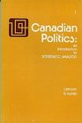 Canadian politics An introduction to systematic analysis
