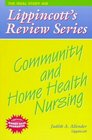 Community and Home Health Nursing
