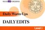 Daily Warm-Ups, Daily Edits Level I (Daily Warm-Ups) (Daily Warm-Ups)