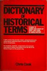 Dictionary of historical terms A guide to names and events of over 1000 years of world history