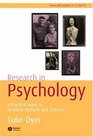 Research in Psychology A Practical Guide to Methods and Statistics