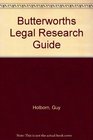 Butterworths Legal Research Guide