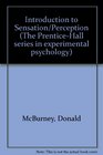 Introduction to Sensation/Perception