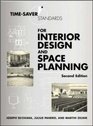 TimeSaver Standards for Interior Design and Space Planning
