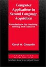 Computer Applications in Second Language Acquisition