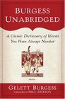 Burgess Unabridged A Classic Dictionary of Words You Have Always Needed
