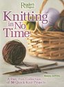 Knitting in No Time