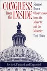 Congress from the Inside Observations from the Majority and the Minority