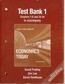 Test Bank 1 To Accompany Miller Economics Today  15th Edition