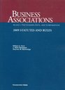 Business Associationsagency Partnerships Llc's and Corporations 2009 Statutes and Rules
