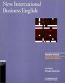 New International Business English Teacher's Book
