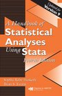 A Handbook of Statistical Analyses Using Stata Fourth Edition