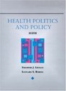 Health Politics and Policy