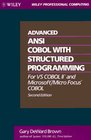 Advanced ANSI Cobol With Structured Programming For Vs Cobol II and Microsoft Micro Focus Cobol
