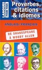 Proverbes citations et idiomes de William Shakespeare  Woody Allen