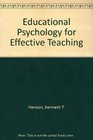 Educational Psychology for Effective Teaching