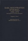 Earl Mountbatten of Burma 19001979  Historiography and Annotated Bibliography