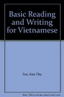 Basic Reading and Writing for Vietnamese