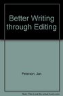 Better Writing Through Editing