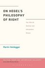 On Hegel's Philosophy of Right The 193435 Seminar and Interpretive Essays
