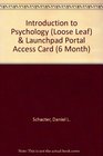 Introduction to Psychology   LaunchPad Portal Access Card