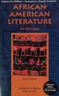 AfricanAmerican Literature An Anthology