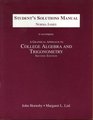 Student's Solutions Manual to Accompany A Graphical Approach to College Algebra and Trigonometry