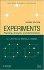 Experiments Planning Analysis and Optimization