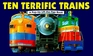 Ten Terrific Trains A PopUp LiftThe Flap Book