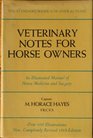 Veterinary Notes for Horse Owners An Illustrated Manual of Horse Medicine and Surgery